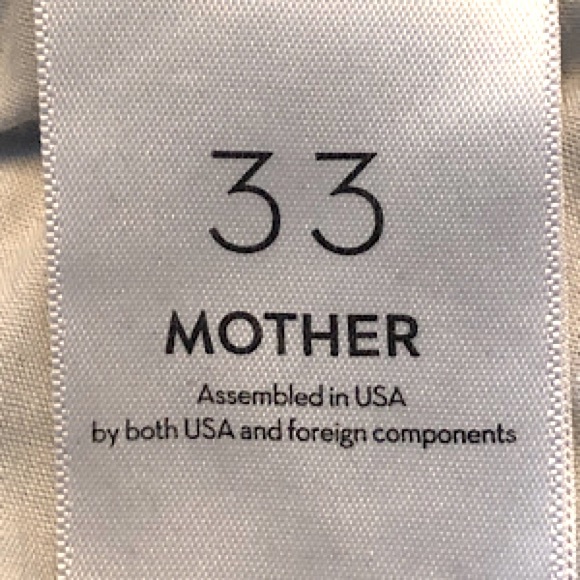 “NEW” MOTHER The Weekender Fray Jean - Picture 7 of 9